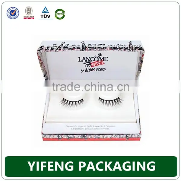 Guangzhou Factory Custom Printing Eyelash Packaging, Custom Eyelash Packaging, Eyelash Box Wholesale photo-3