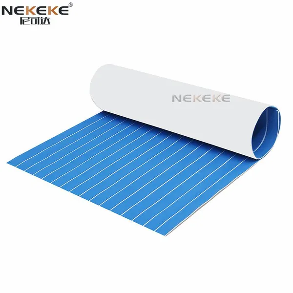 NEKEKE 90*240cm Blue Color Durable Boat Sheets Floor Decking Sheet Marine Foam Mat photo-2