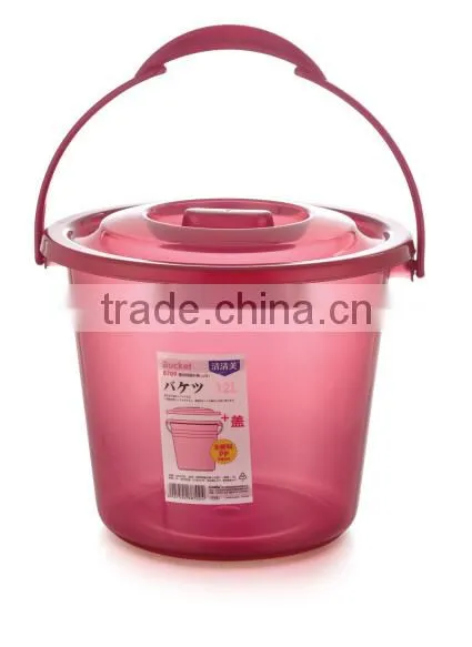 Round Plastic Large Bucket With Lid and Handle photo-6