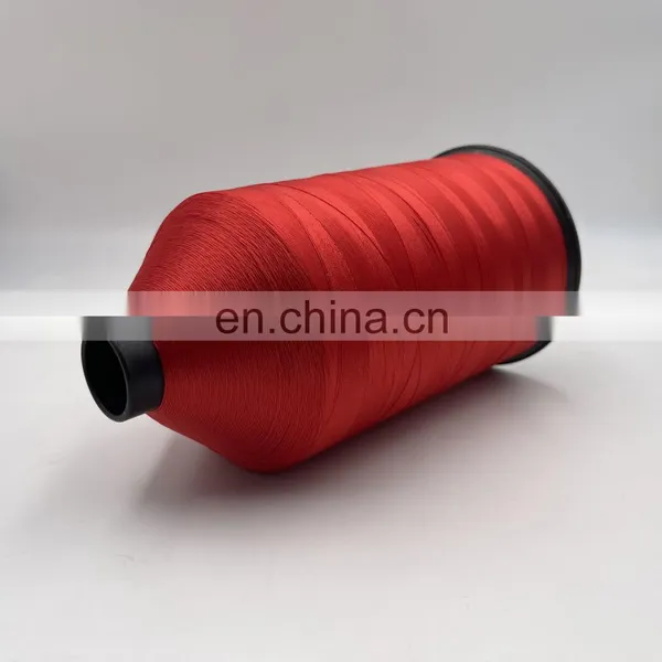 100% Red Colour 250D/3 Nylon 6 Nylon 66 Bonded Nylon Sewing Thread photo-4