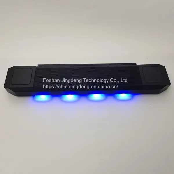 Wholesale Surface Mounted Downward Blue Dot Luminous Carpet LED Step Lamp for Theater photo-3