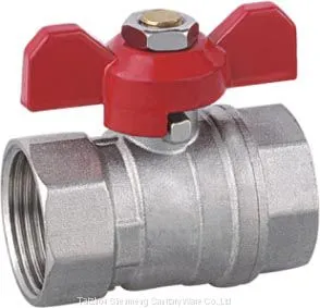 Threaded Reduce Bore Ball Valves Nickel Plated photo-2