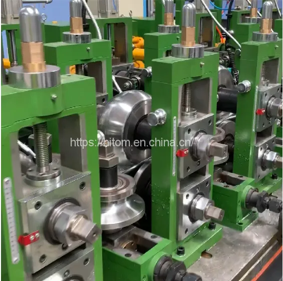 HF Welded High Tensile Steel Pipe Tube Profile Line photo-2