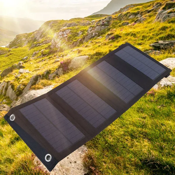 10W Solar Folding Pack Charger, Photovoltaic Charging Board, Outdoor Mobile Phone Camping Use photo-3