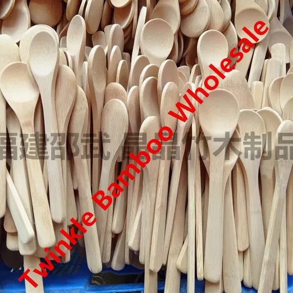 Bamboo Cooking Utensil With Colourful Handle /bamboo Utensil Set Original China Manufacturer photo-4