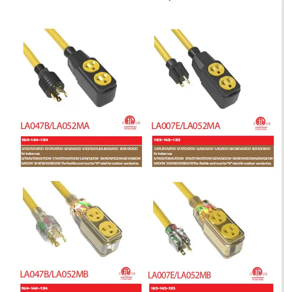 NEMA 5-20P / 5-20R Generator Extension Cords/Special Use photo-2
