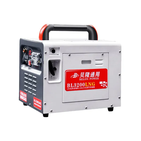 24V DC Silent Inverter Truck Parking Gas Generator, LNG/CNG Fuel, Ultra Quiet Design For Truck Air Conditioner & RV Battery Charging