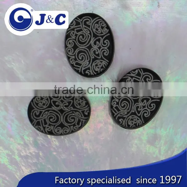 Black Pearl Lip Sea Shell,black MOP,mother of Shell Blank With Engraved Logo photo-3