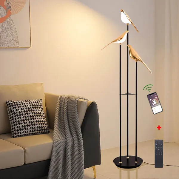 Magpie Floor Lamps Living Room Sofa Side Nordic Minimalist Designer Sense Creative Light Luxury Bedroom Bedside Bird Table Lamp photo-3