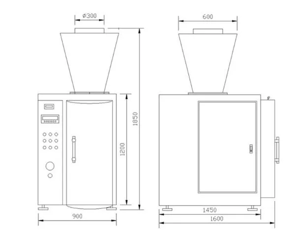 10-50kg Automatic Pneumatic Valve Mouth Powder Particals Weighing Type Packing Machine photo-3