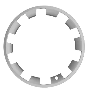 20-inch Silver OEM Tesla Model Y Wheel Hub Ring Set (4 Pcs) - Genuine Replacement for Juniper Edition