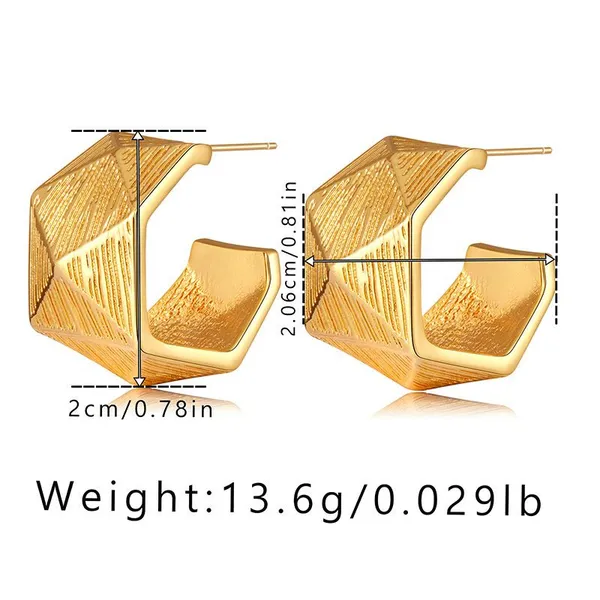 Hot Sale 2025 New Design Recyclable Brass Gold Plating Jewelry Accessories Women Earrings photo-3