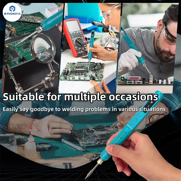 Portable Soldering Iron Smart Temperature Control for Phone Repair photo-3