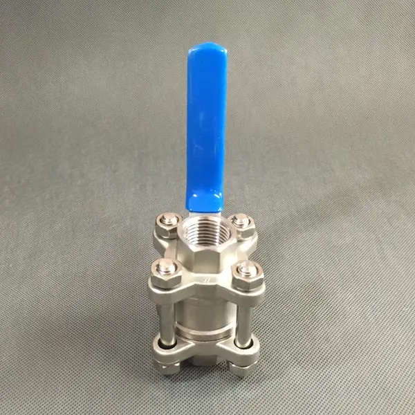 DIN3202 1'' DN25 Light Type Female Thread Pn63 Bsp SS304 1PC 2PC 3PCS Ball Valve Pn63 With ISO Locking Device photo-6
