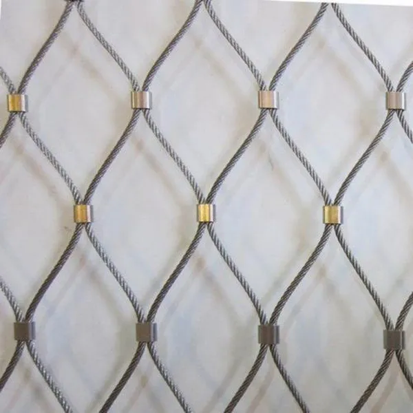 304/316 Stainless Steel Rhombus Cable Mesh for Stair Railing and Zoo Use photo-2