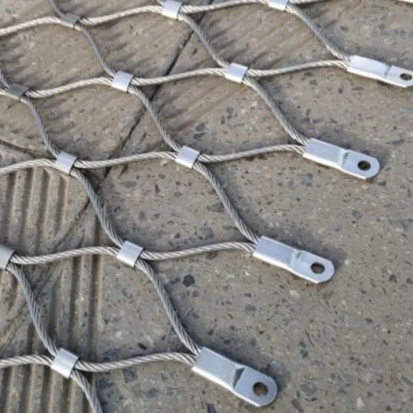 Stainless Steel Rope Mesh for Industrial Safety Guardrails - 2x2 Inch photo-5