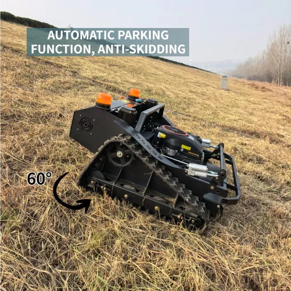 Hillsides Vegetation Control Self Propelled Cordless Tracked Mowing Machine Factory Direct Sales Low Price Buy Online CE photo-5