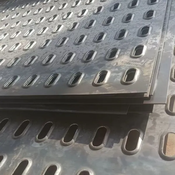 Non-Slip Perforated Metal Floor Plate With Drainage for Outdoor Stairs and Ramps