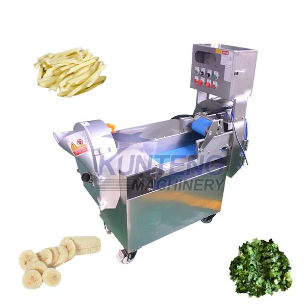 Multifunctional Automatic Vegetable Cutter Slicer and Shredder Food Processor Turmeric Slicing Machine a Chips De Banane EPC