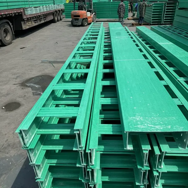 Fire Retardant GRP Ladder Cable Tray Fiberglass Composite Cable Ladder for Outdoor Industrial Wiring photo-5