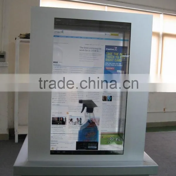 Transparent Touch Lcd Display Box /Transparent Display Case/High Tech For Advertising Transparent Display Case photo-2