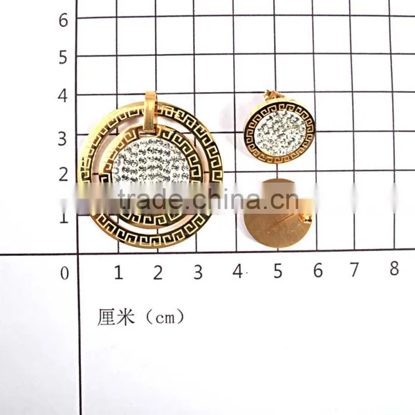 European Fashion Jewellery Gold Plated Fashion And Costume Jewelry Set photo-6