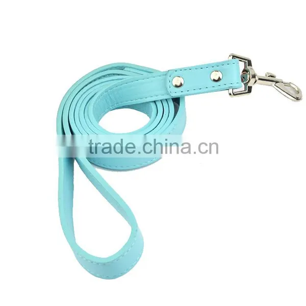 Colorful Soft Leather Walking Decorative Dog Leash photo-4