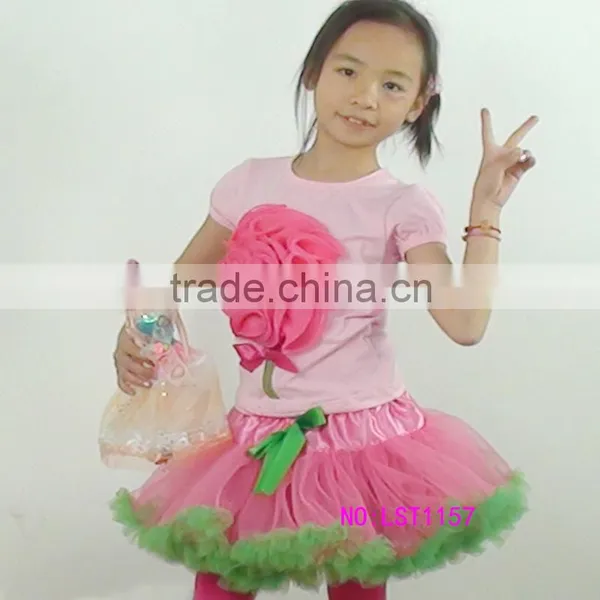 Skull Black Girl Pettiskirt Sets Pirate Halloween Toddle Tutu Sets Floral Party Kids Costume photo-4
