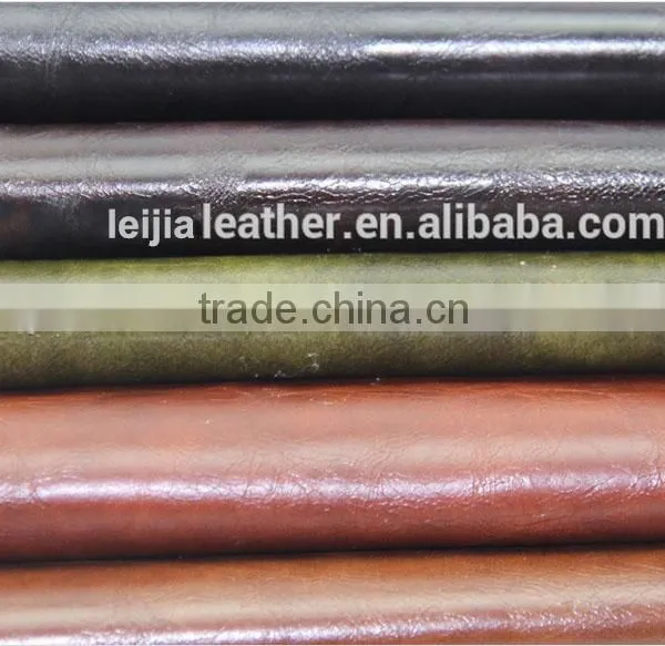 High Quality Environmental Protection PVC Oil Wax Leather for Sofa, Chair Cover photo-4