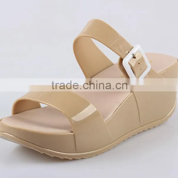2015 Chun Xia Latest Fashion Shoes Transparent Jelly Shoes Ms Leisure Slippers Women Slippers photo-6