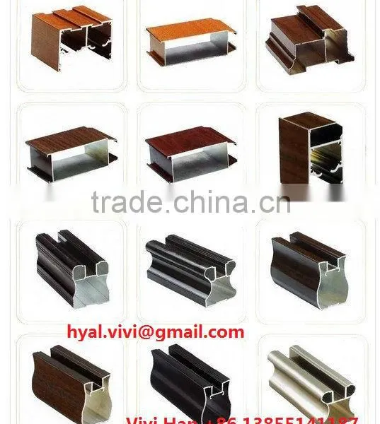 Wooden Shift Aluminium Profile for Windows & Door,furniture,cabinet photo-3