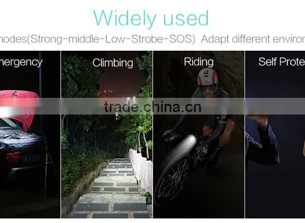 XML2 LED Rechargeable USB Flashlight A2 With Belt Clip photo-6