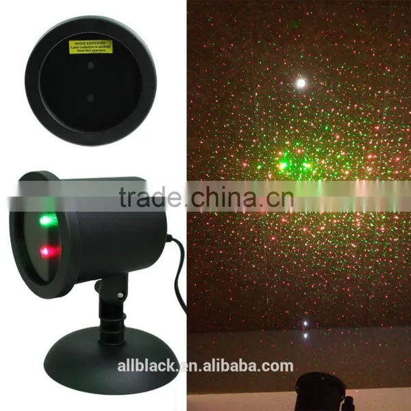 Wireless Red and Green Christmas Holiday Laser Lighting Star Lazer Light