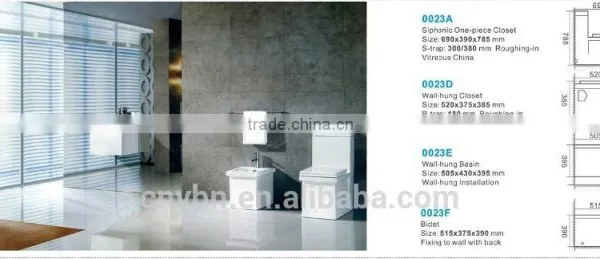Sanitary Ware Ceramic Bathroom Set One Piece Toilet photo-6