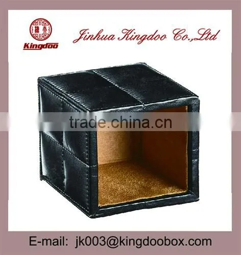 Jinhua Supplier Square Leather Stationary Holder Box photo-3