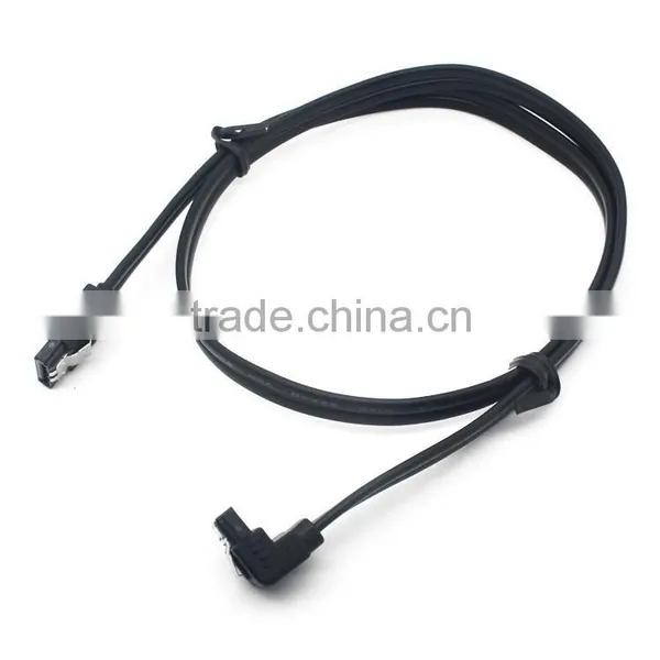 Black Sata Data Extention Cable Right to Straight 7 Pin photo-5