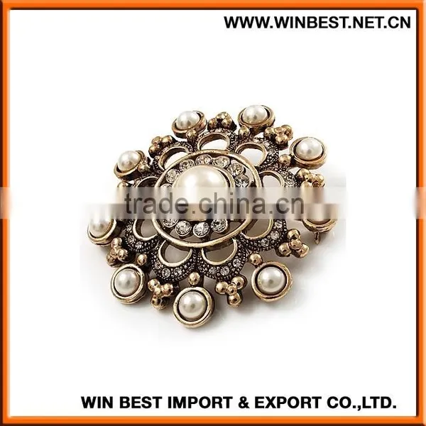2015 New Design Fancy Brooch, Cheap Bulk Brooch,rhinestone Wedding Brooch photo-2