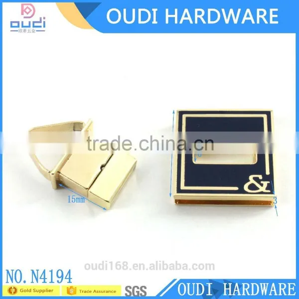 Custom Fashion Metal Bag Twist Lock Fasteners photo-3