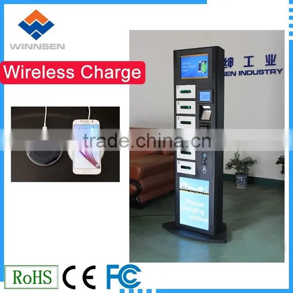 High Security Floor Standing Alone Storage Locker Phone Charging Tower APC-06A photo-5