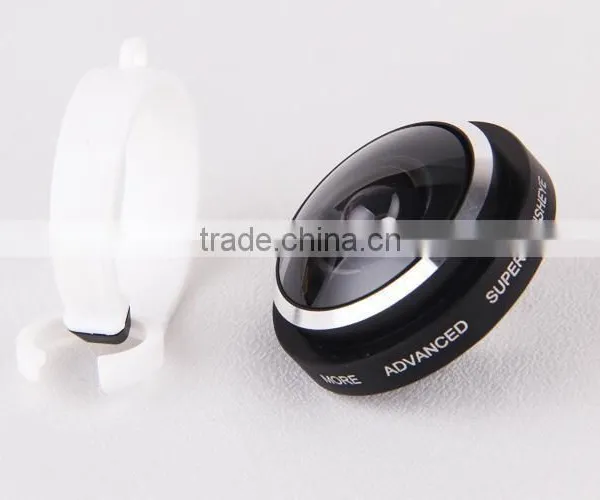 Phone Universal C Clamp 235 Degrees Super Fisheye Lens for Iphone photo-2