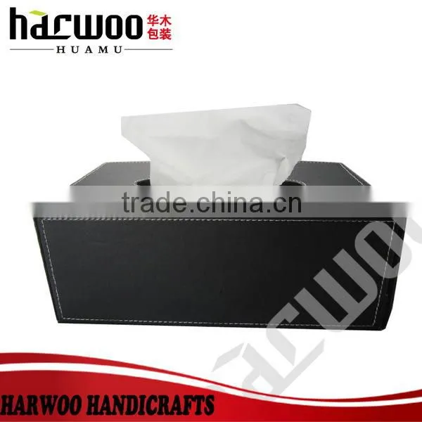 Beauty Tissue Box Covered pu for Home and Office photo-2