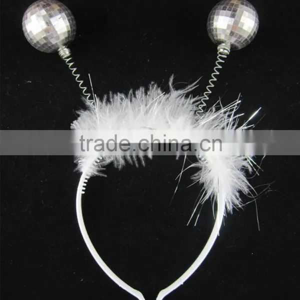 Headband With Disco Mirror Ball