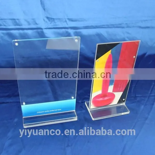 New Products Acrylic Brochure Holder, Acrylic Magnetic Sign Holder, Acrylic Tent Card Holder photo-3