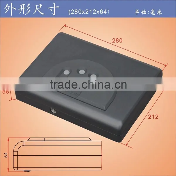 Wholesale- MS500 Micro Vault Biometric Fingerprint Hand Gun Safe With Key photo-4