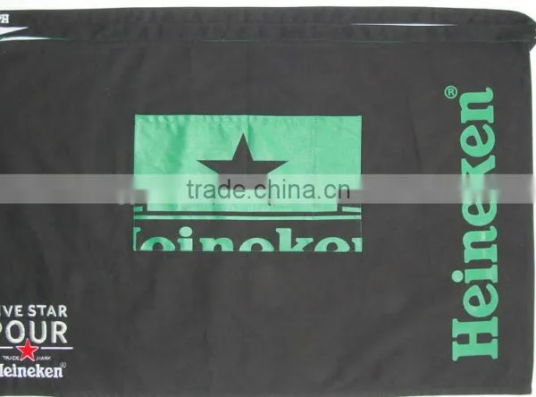 Cheap BBQ Apron &cotton Apron for Kitchen and Promotion Navy Waist Apron With Printing -88 photo-5