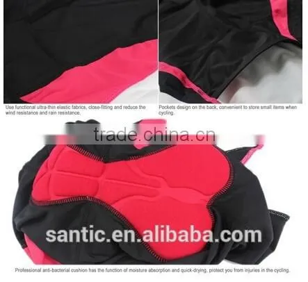 Santic Triathlon Skinsuit Women Singlet Skin Cycling Padded Tri Suit Clothing photo-3