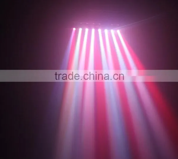 8*10w Eight Head LED RGBW 4-in-1 Beam Moving Head Stage Light Led Disco Beam photo-6