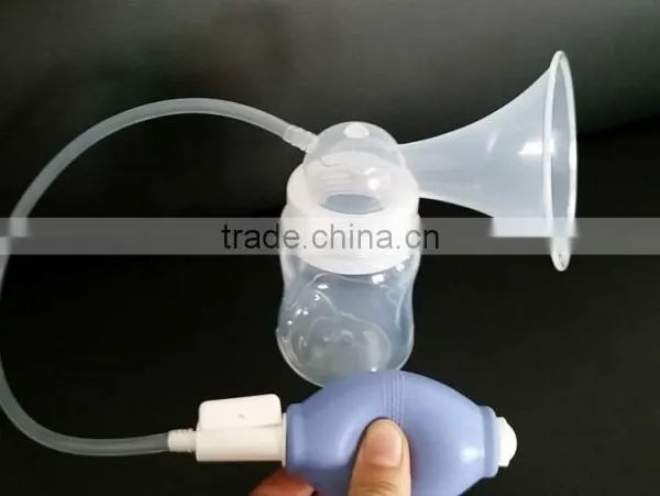 Hot Sale Good Quality Manual Breast Pump With Baby Bottle photo-3