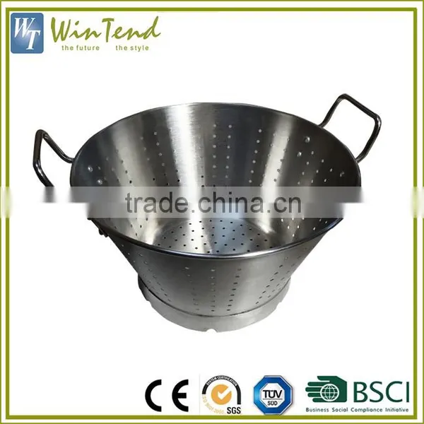 Kitchen Strainer Basket Vegetable Fruit Stainless Steel Colander Supplier's Choice photo-2