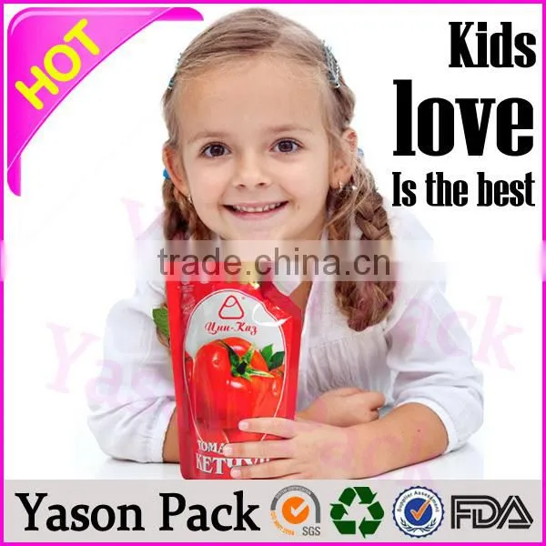 YASONPACK Plastic Nozzle Pouch, Spout Nozzle Bag, Plastic Spout Bag